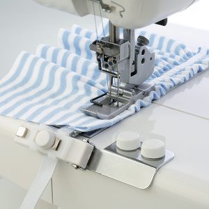 Pie para coser elástico angosto c/guía (Colleretera)