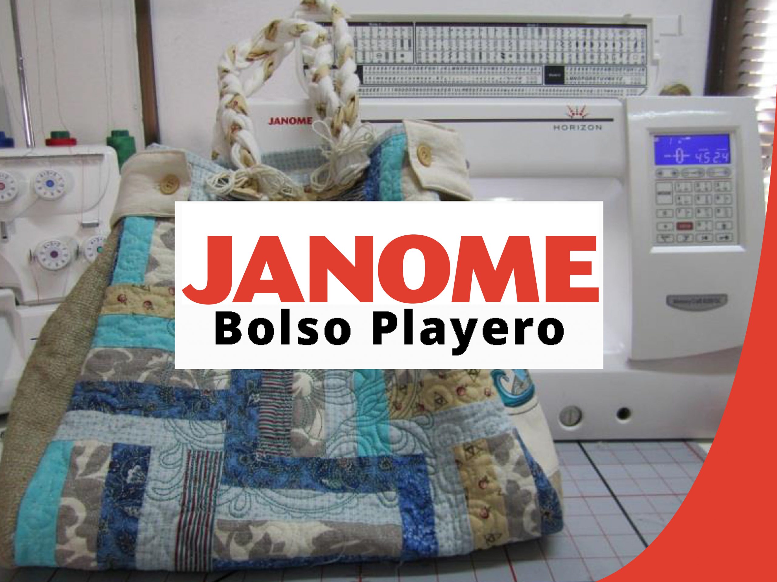 Intermedio grosor moneda Paso a paso: Bolso playero – Janome