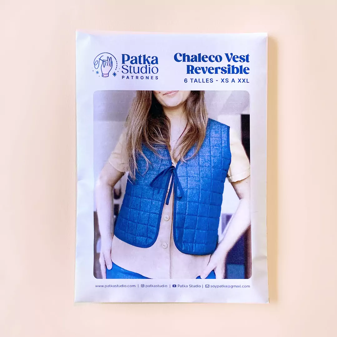 Molde Chaleco Vest Reversible 1 Molde Chaleco Vest Reversible