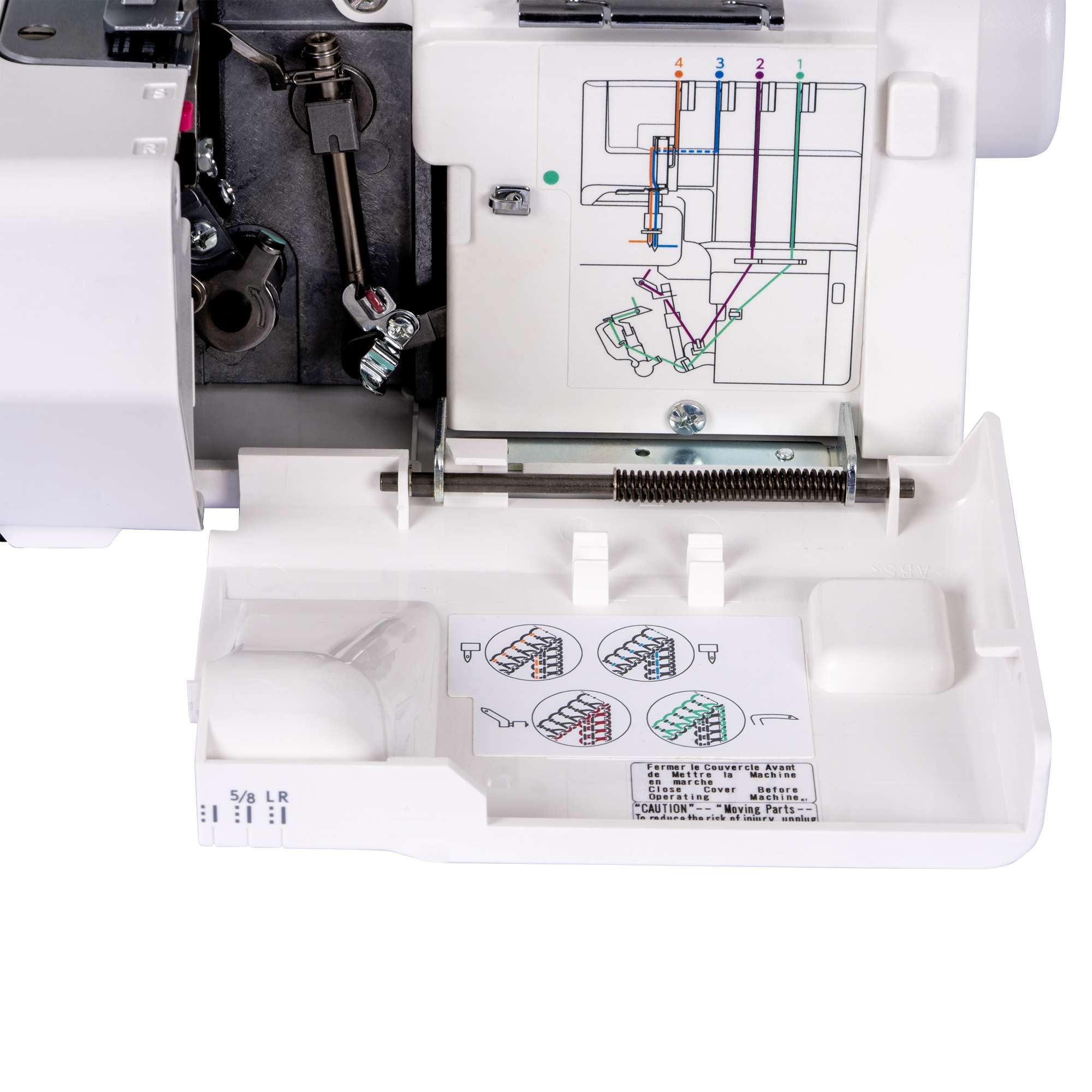 Máquina Overlock 454D 8 Máquina Overlock 454D