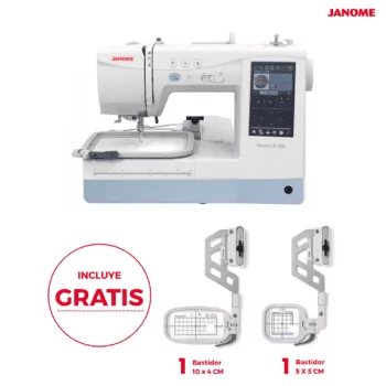 Janome maquina bordadora MC1000 bastidores