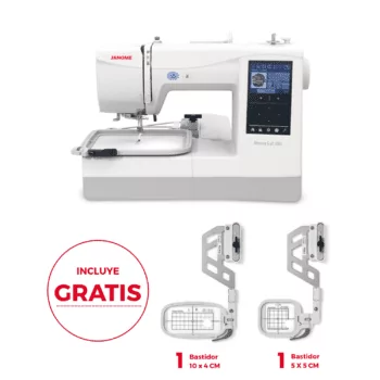Janome maquina bordadora MC100E bastidores