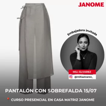Workshop Confección de Pantalón con Sobrefalda (15 de Julio 2026)