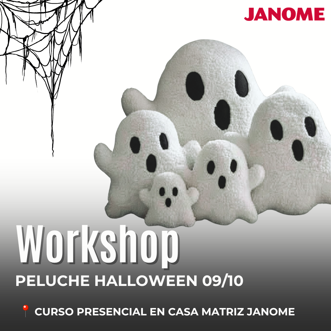 Workshop Confección Peluche Halloween (09 de Octubre 2026)