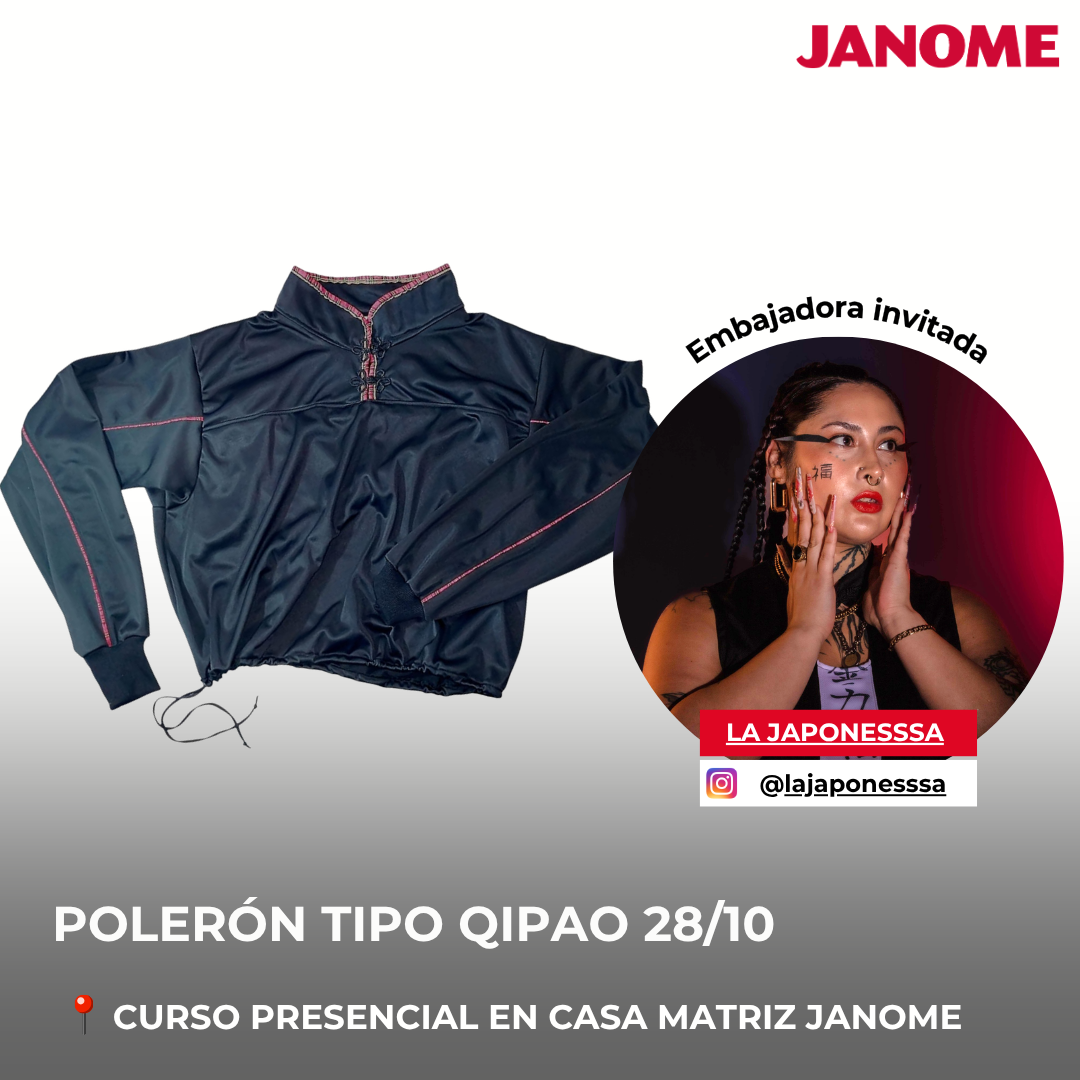 Workshop Confección Polerón Qipao (28 de Octubre 2026)