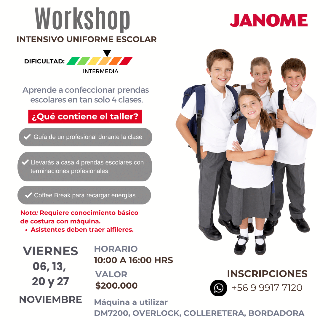 Workshop Intensivo Uniforme (06-13-20 y 27 de Noviembre 2026)